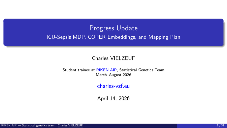 Preview of COPER latents slides